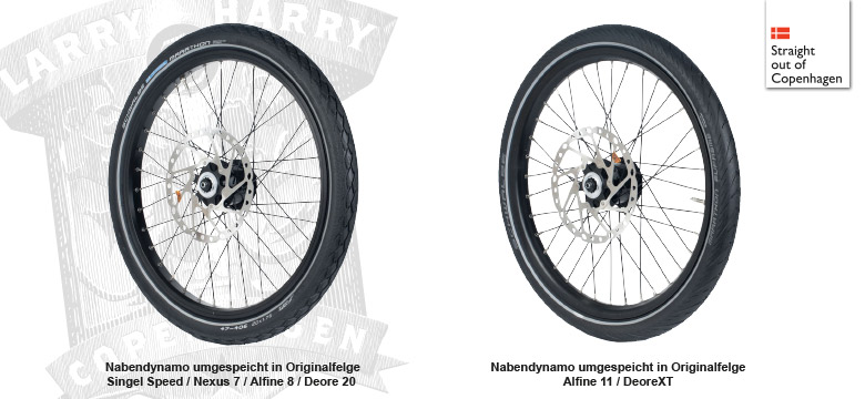 20" Vorderrad mit CONTEC  Nabendynamo 