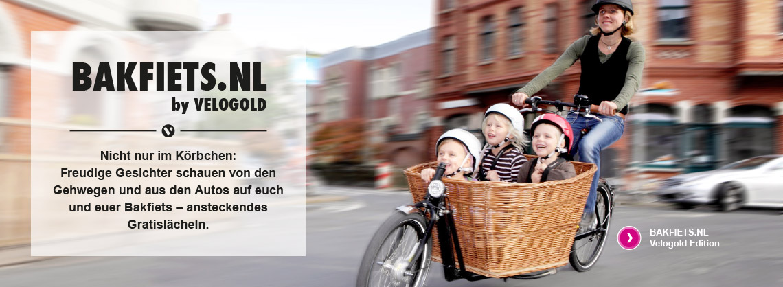 Kindertransport im Lastenfahrrad