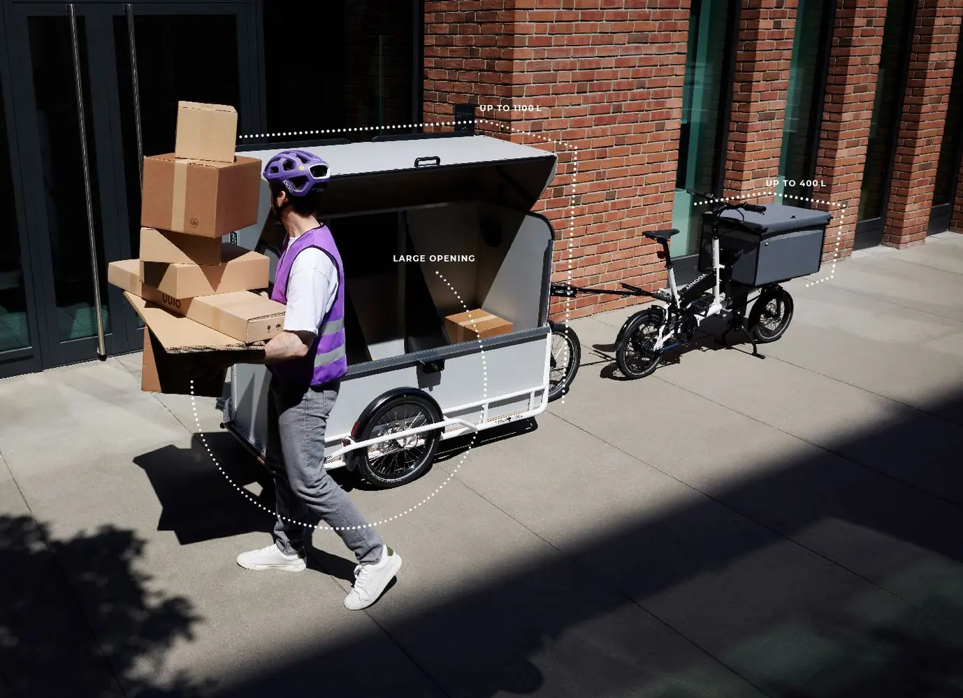 Yoonit PRO – das smarte Werkzeug für urbane Profis Yoonit PRO – robustes Cargo-Fahrrad für Business & Handwerk